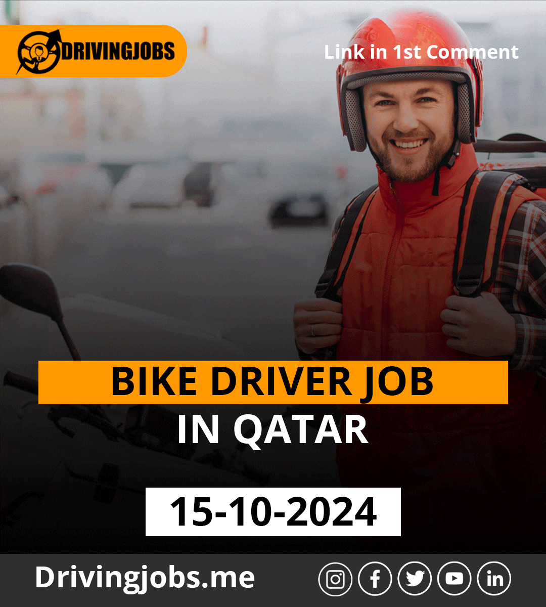 Bike Driver Job In Qatar