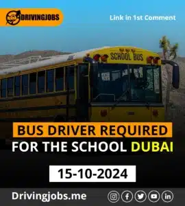 Bus Driver Required for The School Dubai