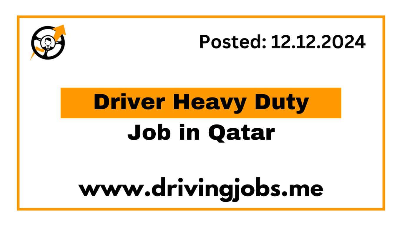 Heavy-Duty Driver in Qatar